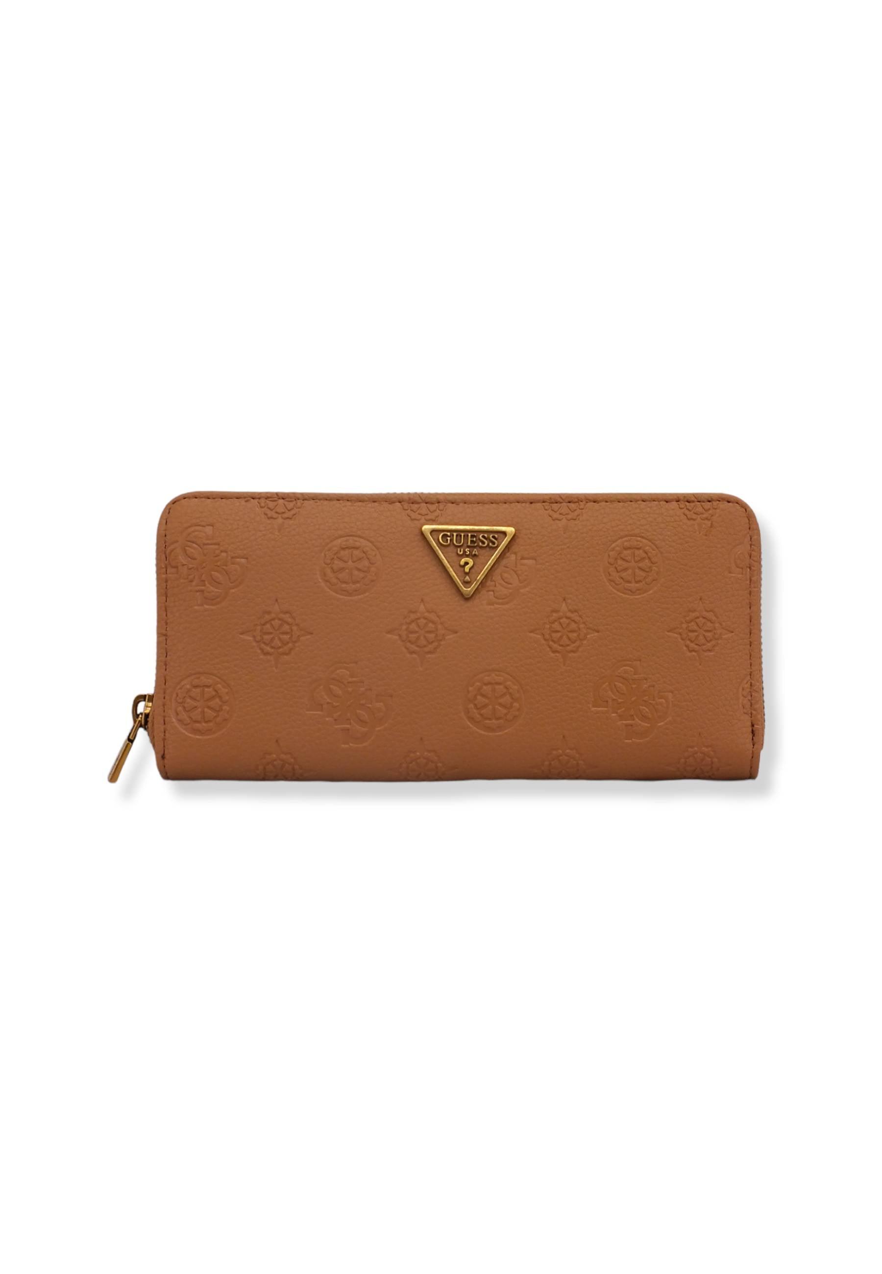 GUESS Helania Slg Lauren Portafoglio Large Donna Marrone Caramel PB840346 - Sandrini Calzature e Abbigliamento