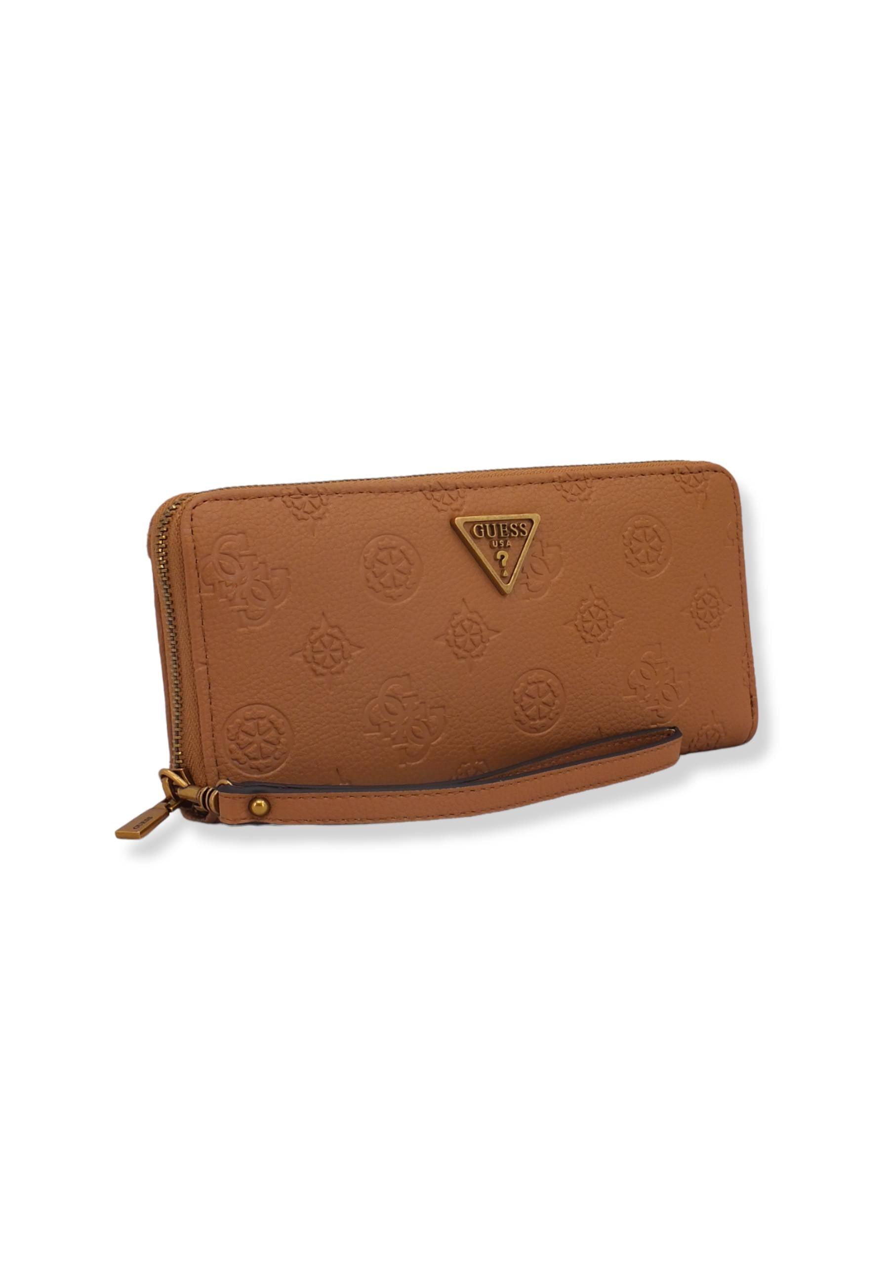 GUESS Helania Slg Lauren Portafoglio Large Donna Marrone Caramel PB840346 - Sandrini Calzature e Abbigliamento