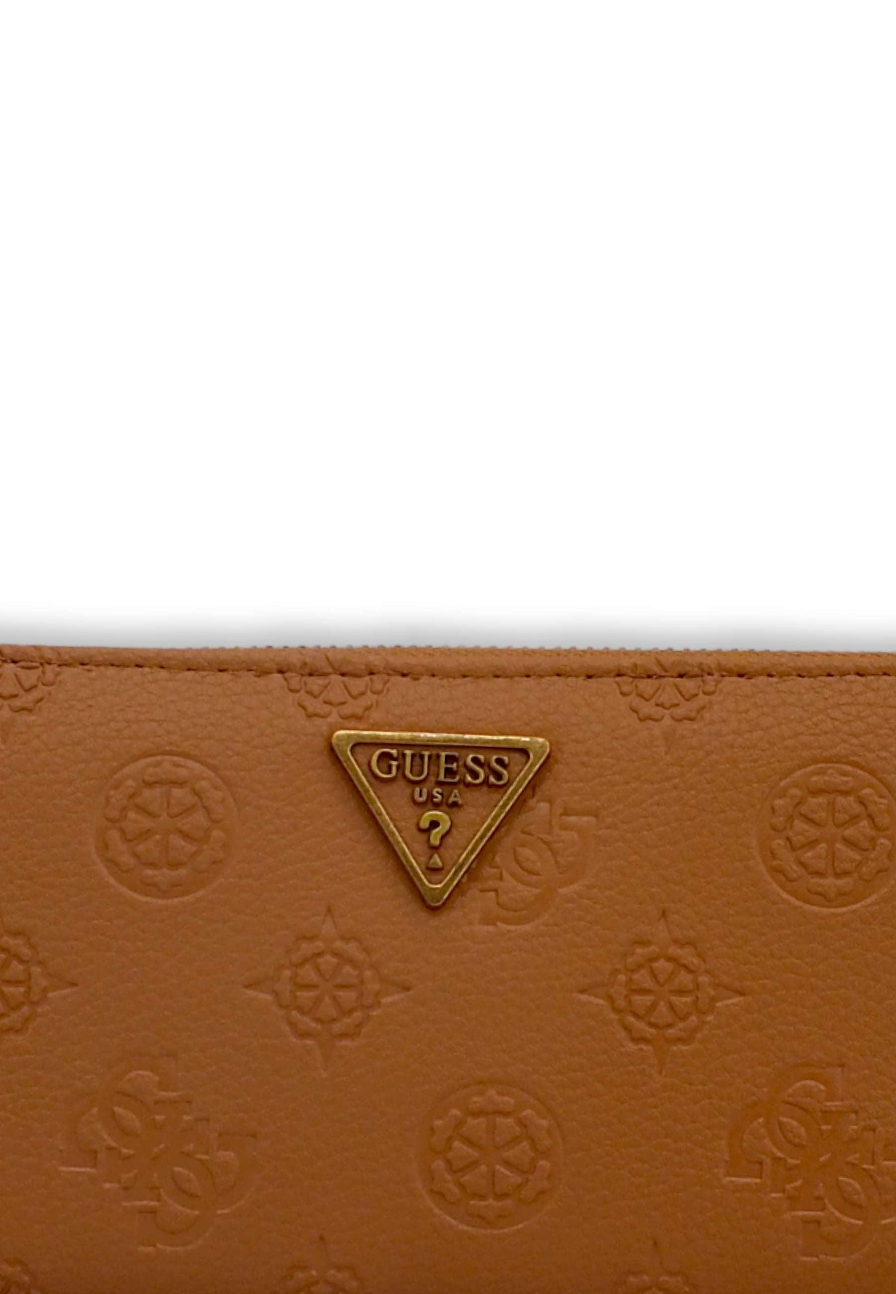 GUESS Helania Slg Lauren Portafoglio Large Donna Marrone Caramel PB840346 - Sandrini Calzature e Abbigliamento