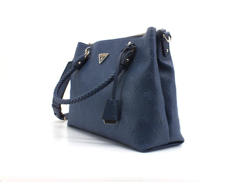 GUESS Helania Society Carryall Borsa Loghi Navy PG840310 - Sandrini Calzature e Abbigliamento
