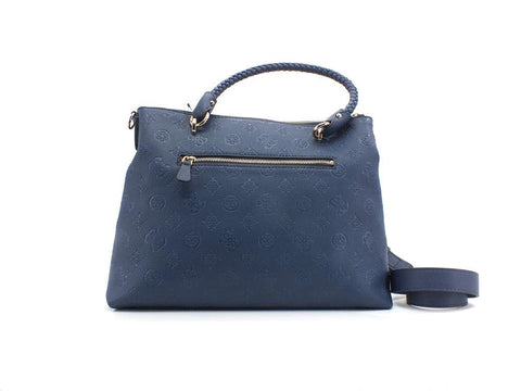 GUESS Helania Society Carryall Borsa Loghi Navy PG840310 - Sandrini Calzature e Abbigliamento