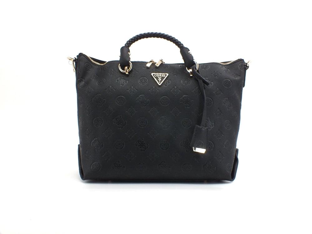 GUESS Helania Soho Satchel Borsa Loghi Black PG840306 - Sandrini Calzature e Abbigliamento