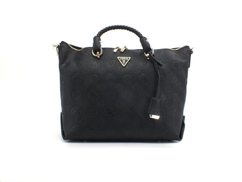 GUESS Helania Soho Satchel Borsa Loghi Black PG840306 - Sandrini Calzature e Abbigliamento