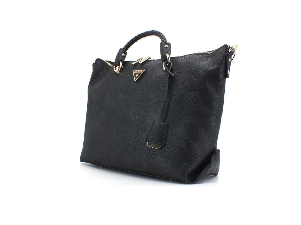 GUESS Helania Soho Satchel Borsa Loghi Black PG840306 - Sandrini Calzature e Abbigliamento