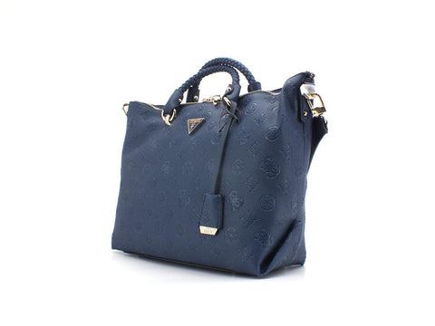 GUESS Helania Soho Satchel Borsa Loghi Navy PG840306 - Sandrini Calzature e Abbigliamento