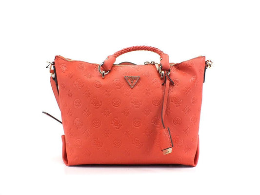 GUESS Helania Soho Satchel Borsa Loghi Papaya PG840306 - Sandrini Calzature e Abbigliamento