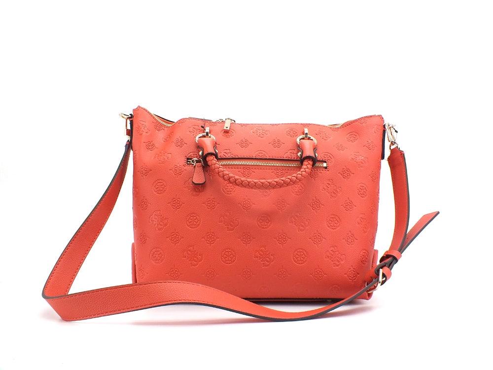 GUESS Helania Soho Satchel Borsa Loghi Papaya PG840306 - Sandrini Calzature e Abbigliamento