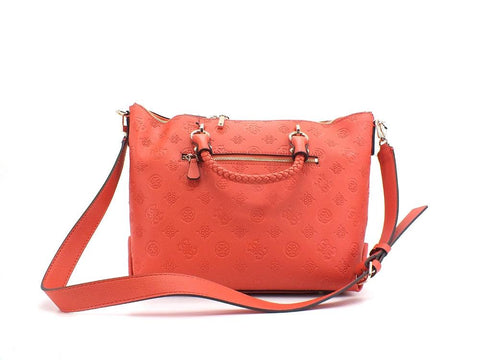 GUESS Helania Soho Satchel Borsa Loghi Papaya PG840306 - Sandrini Calzature e Abbigliamento