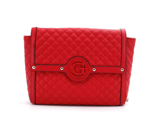 GUESS Heyden Flap Borsa Trapuntata Red QE813421 - Sandrini Calzature e Abbigliamento