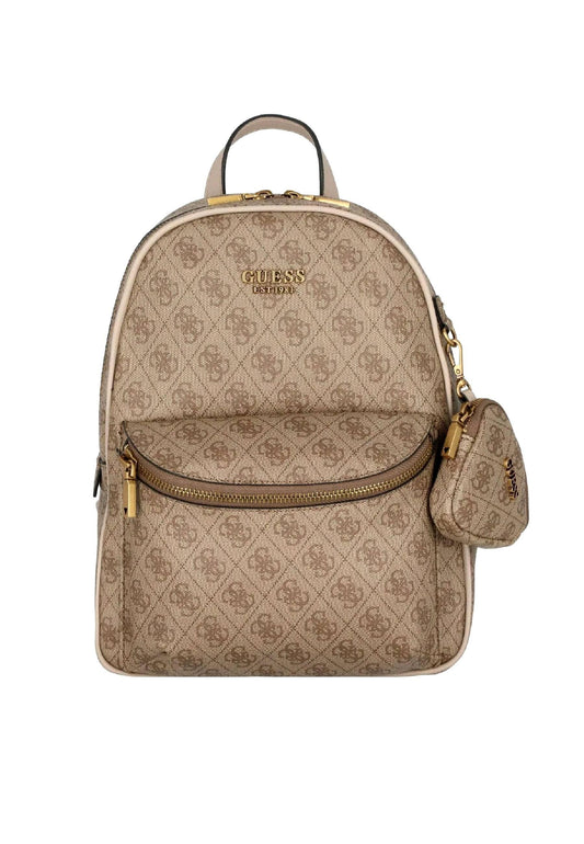 GUESS House Party Zaino Donna Latte Logo SB868633 - Sandrini Calzature e Abbigliamento
