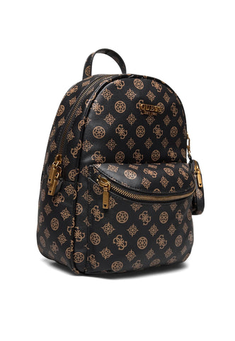 GUESS House Party Zaino Donna Mocha Logo PB868633 - Sandrini Calzature e Abbigliamento
