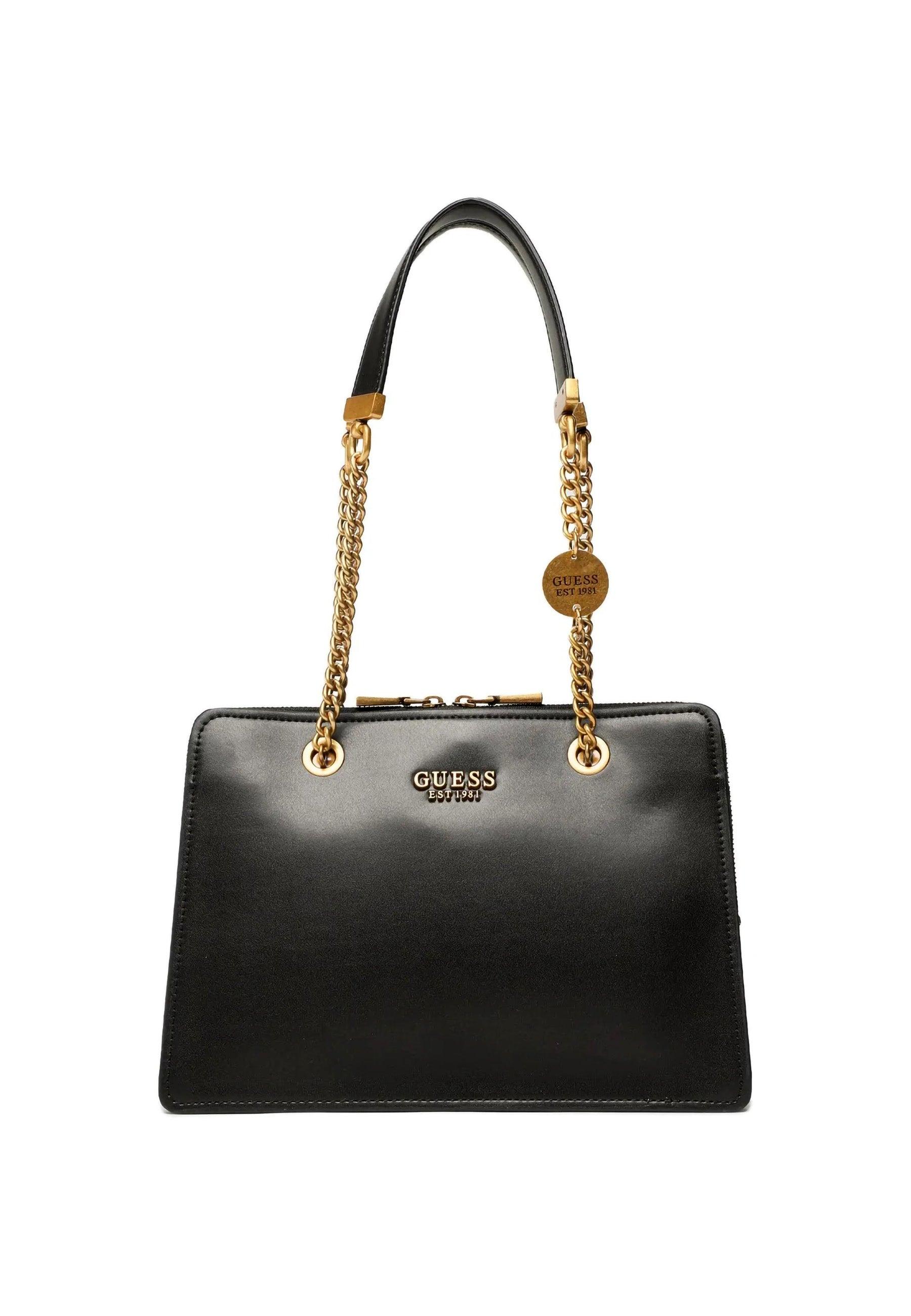 GUESS Iseline Borsa Girlfriend Shoulder Satchel Black VB896009 - Sandrini Calzature e Abbigliamento