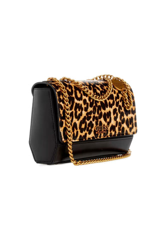 GUESS Iseline Tracolla Crossbody Fantasia Leopard LH896021 - Sandrini Calzature e Abbigliamento
