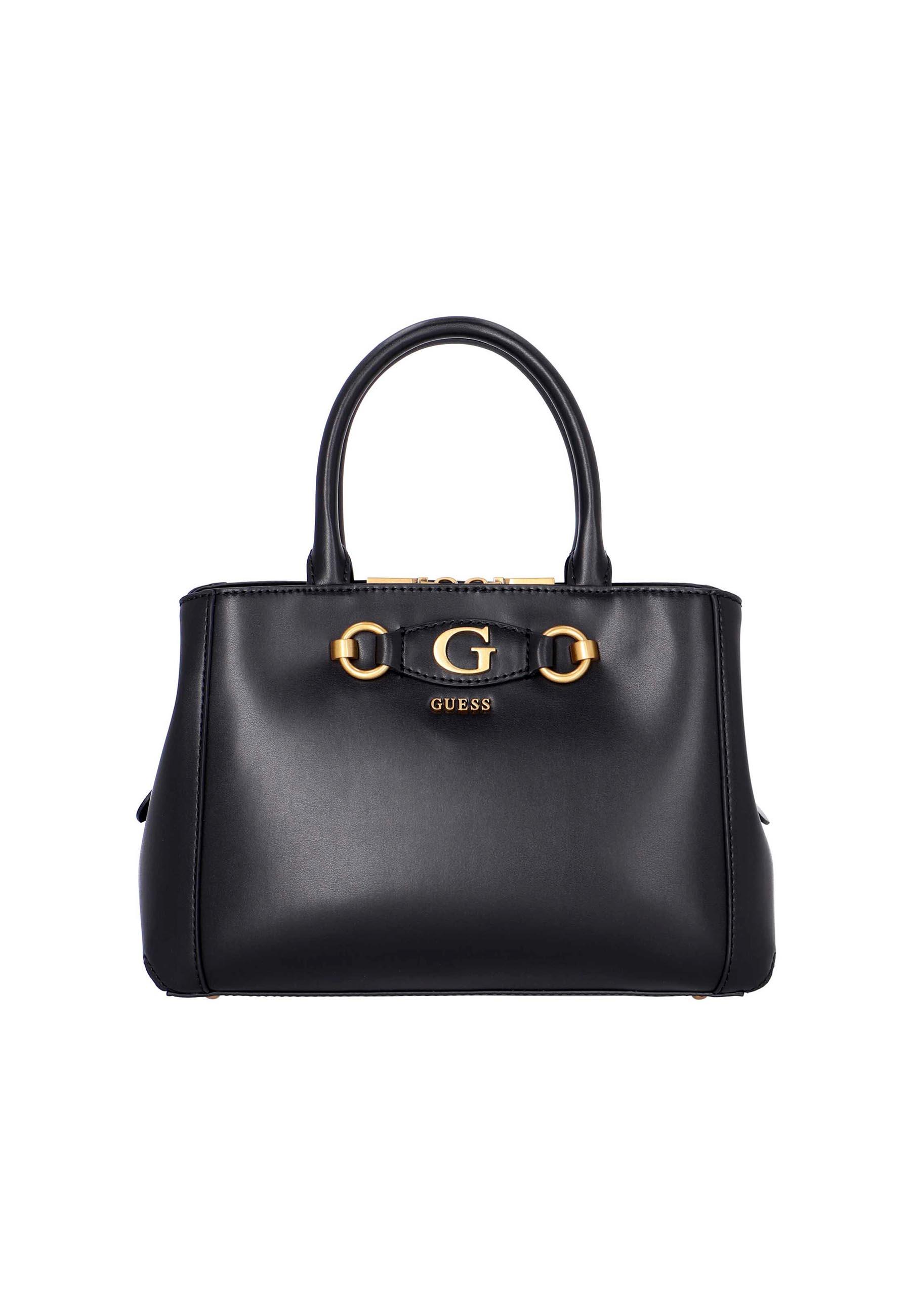 GUESS Izzy Borsa Small Girlfriend Satchel Black VB865404 - Sandrini Calzature e Abbigliamento