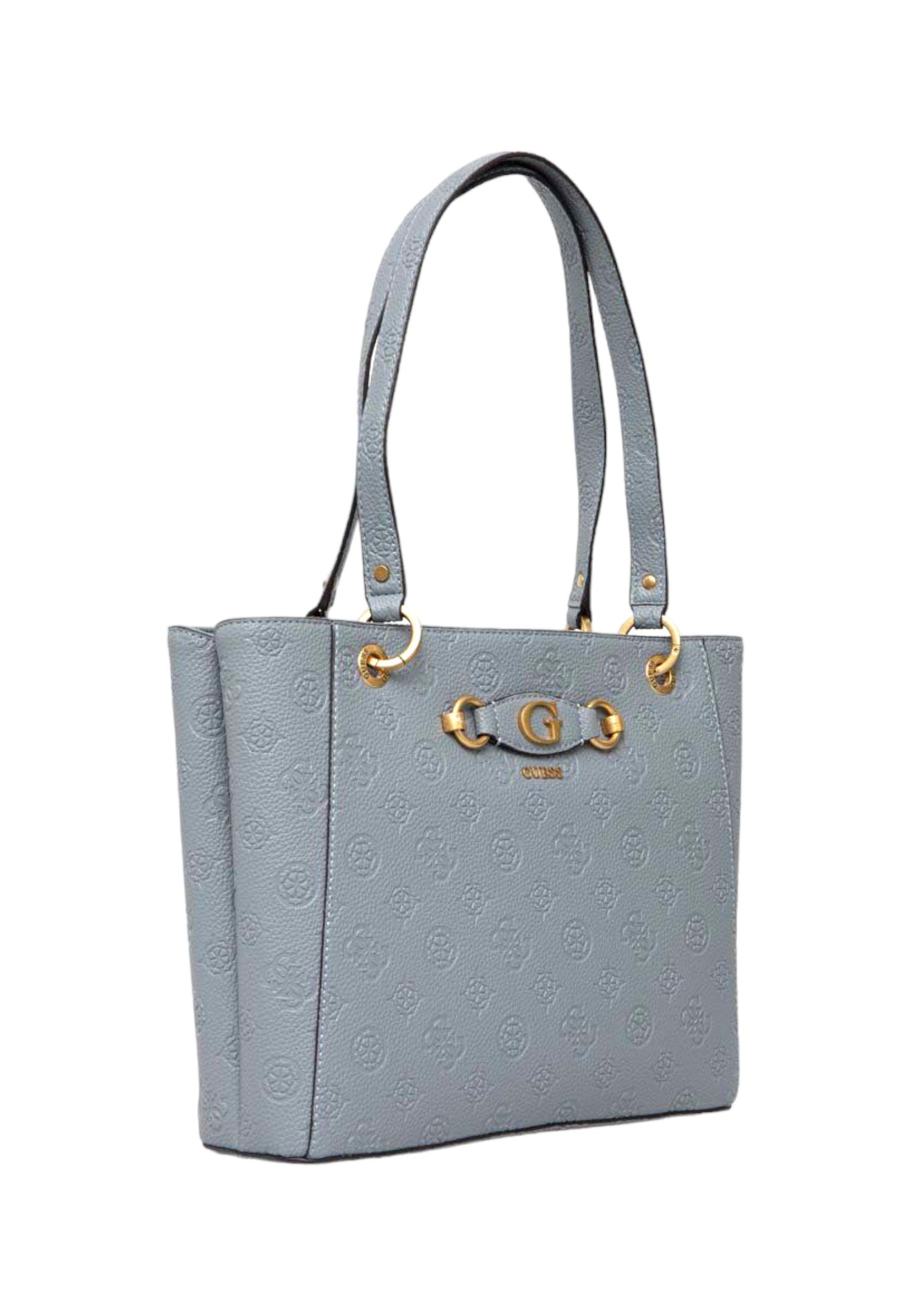 GUESS Izzy Peony Borsa Noel Tote Donna Light Denim PD920925 - Sandrini Calzature e Abbigliamento