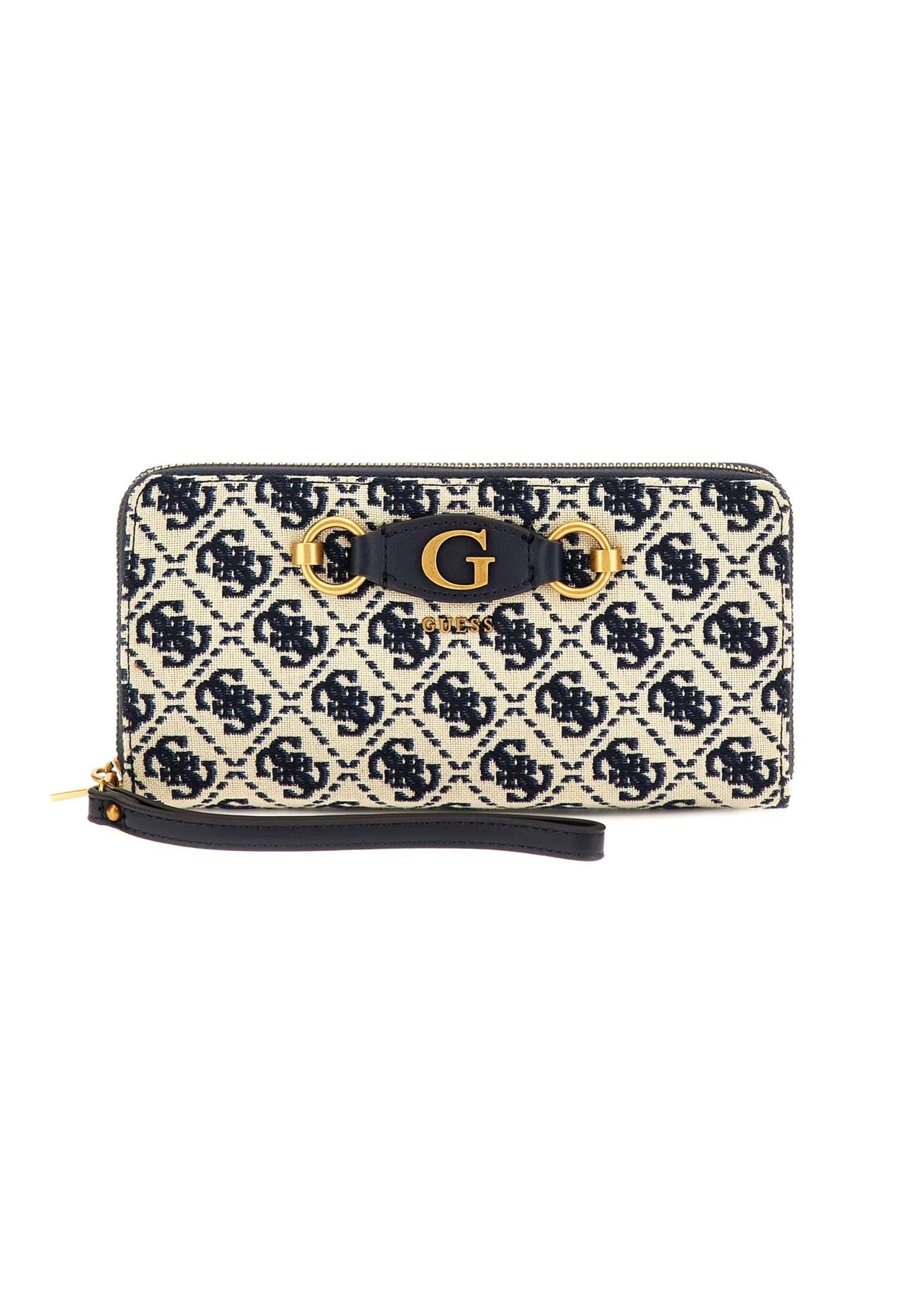GUESS Izzy Portafoglio Donna Navy Logo JB865463 - Sandrini Calzature e Abbigliamento