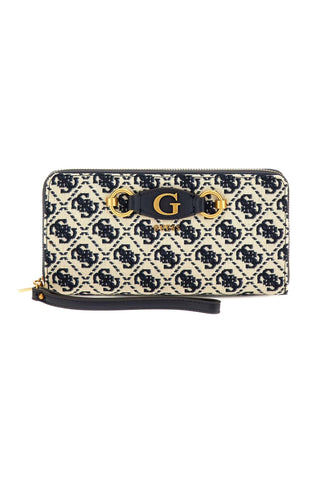 GUESS Izzy Portafoglio Donna Navy Logo JB865463 - Sandrini Calzature e Abbigliamento