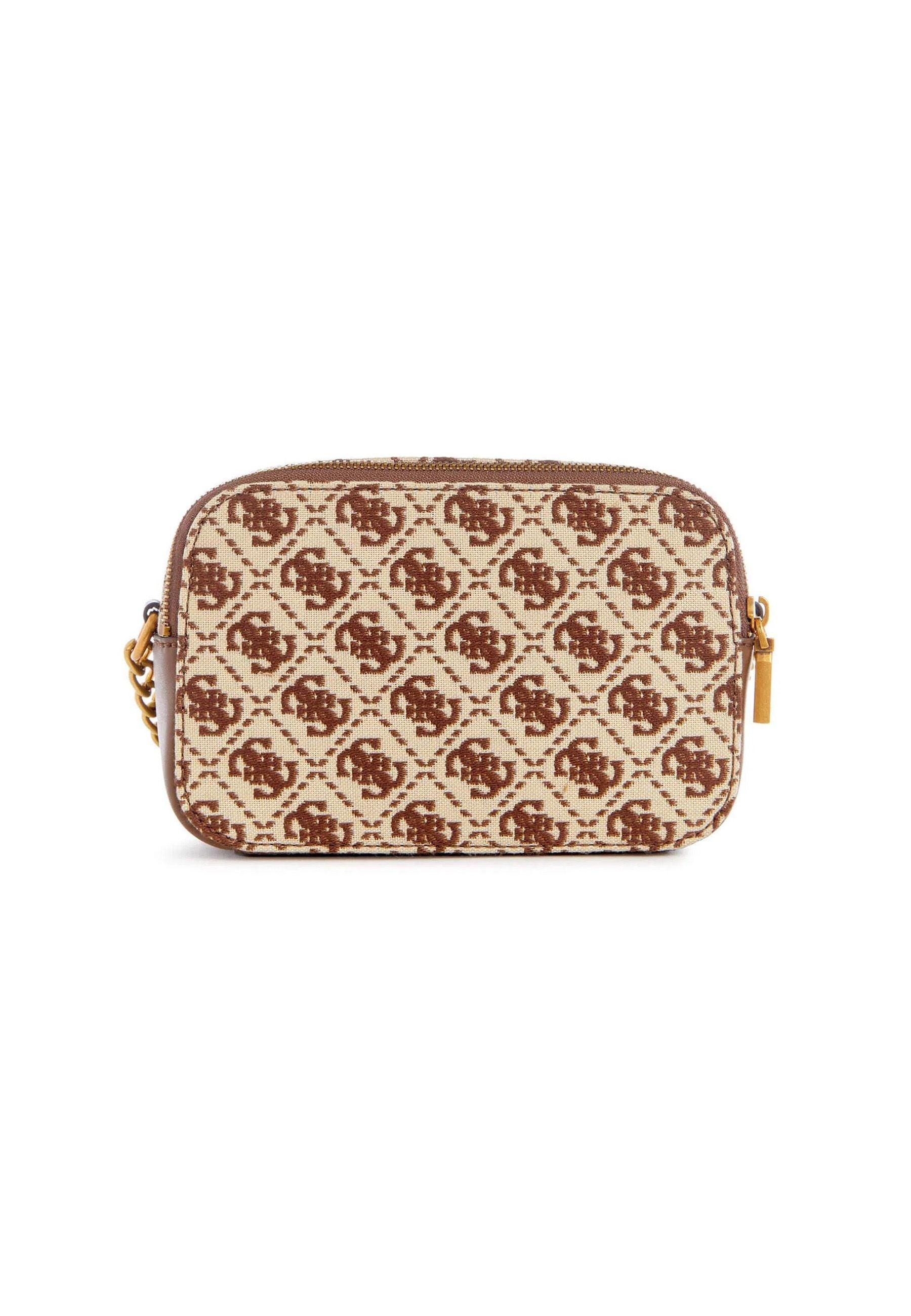 GUESS Izzy Tracolla Camera Bag Brown Logo JB865414 - Sandrini Calzature e Abbigliamento