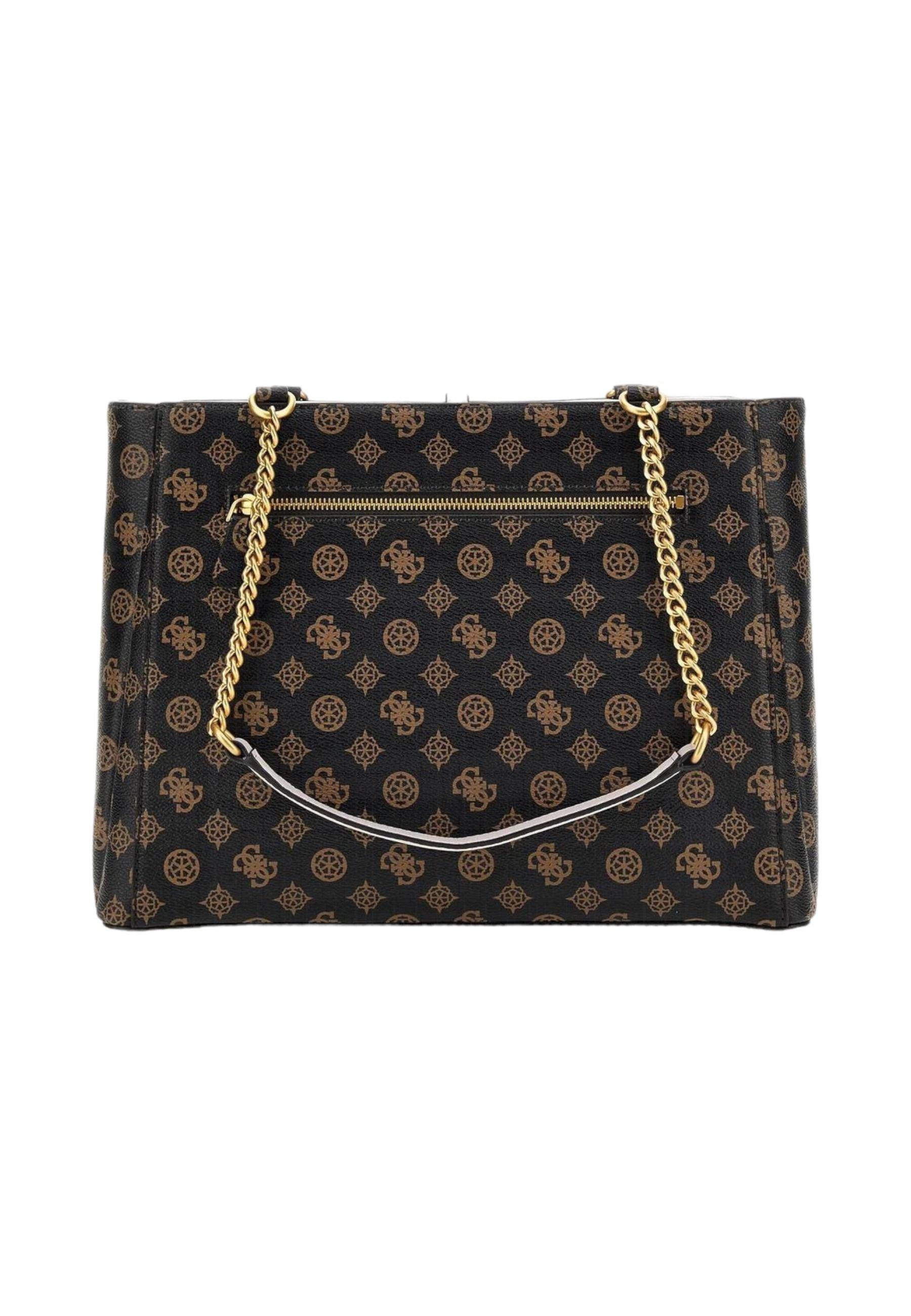 GUESS James Borsa Girlfriend Carryall Mocha Logo PA897023 - Sandrini Calzature e Abbigliamento