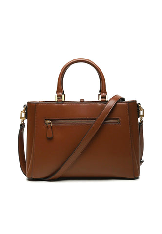 GUESS James Borsa Girlfriend Satchel Cognac VA877306 - Sandrini Calzature e Abbigliamento