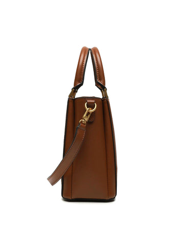 GUESS James Borsa Girlfriend Satchel Cognac VA877306 - Sandrini Calzature e Abbigliamento