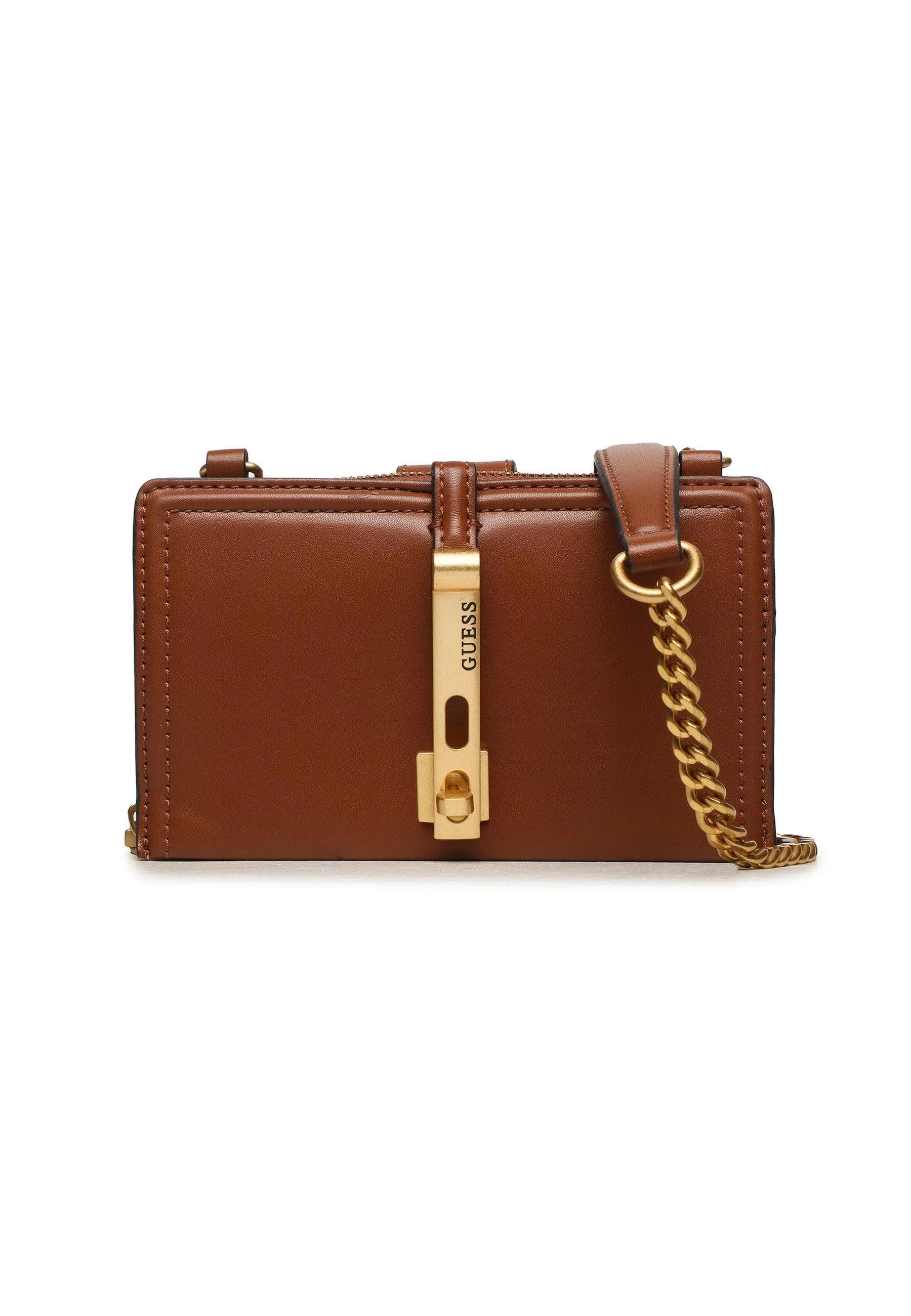 GUESS James Mini Tracolla Crossbody Cognac Marrone VA877373 - Sandrini Calzature e Abbigliamento