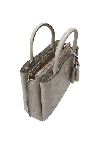 GUESS Jena Borsa Luxury Satchel Donna Taupe Logo PG922006 - Sandrini Calzature e Abbigliamento