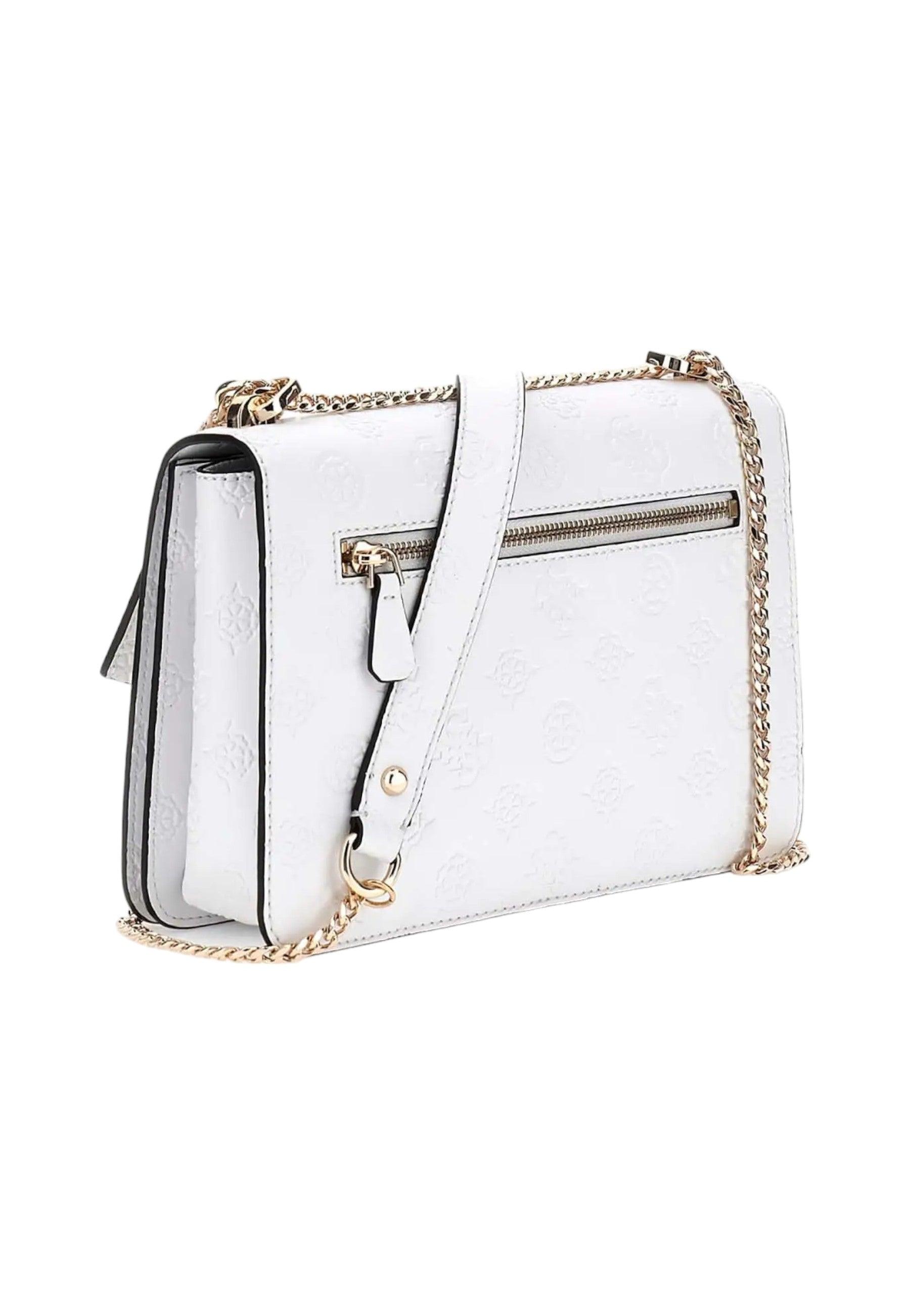 GUESS Jena Borsa Tracolla White Logo PG922021 - Sandrini Calzature e Abbigliamento