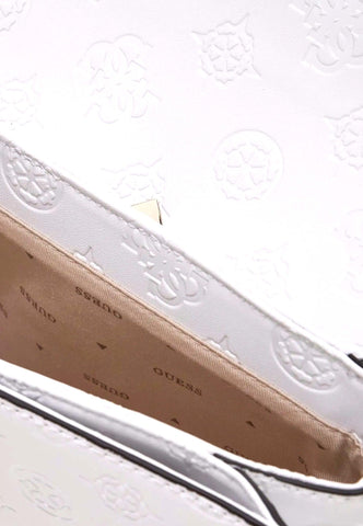 GUESS Jena Borsa Tracolla White Logo PG922021 - Sandrini Calzature e Abbigliamento