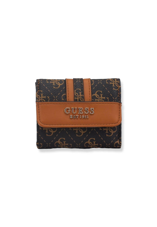 GUESS Kasinta Slg Portafoglio Donna Loghi Brown Cognac SG840544 - Sandrini Calzature e Abbigliamento