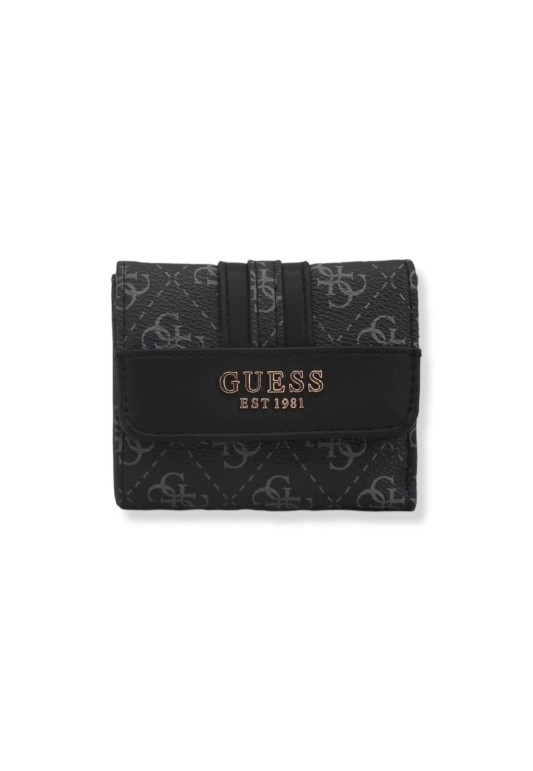 GUESS Kasinta Slg Portafoglio Donna Loghi Grigio Coal Multi SG840544 - Sandrini Calzature e Abbigliamento