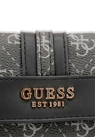 GUESS Kasinta Slg Portafoglio Donna Loghi Grigio Coal Multi SG840544 - Sandrini Calzature e Abbigliamento