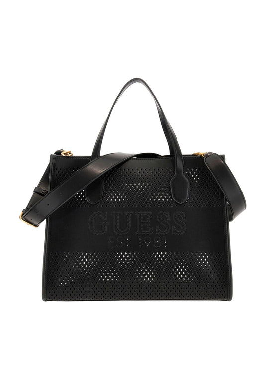 GUESS Katey Borsa Tote Perforata Black WH876922 - Sandrini Calzature e Abbigliamento