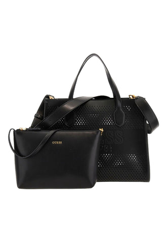 GUESS Katey Borsa Tote Perforata Black WH876922 - Sandrini Calzature e Abbigliamento