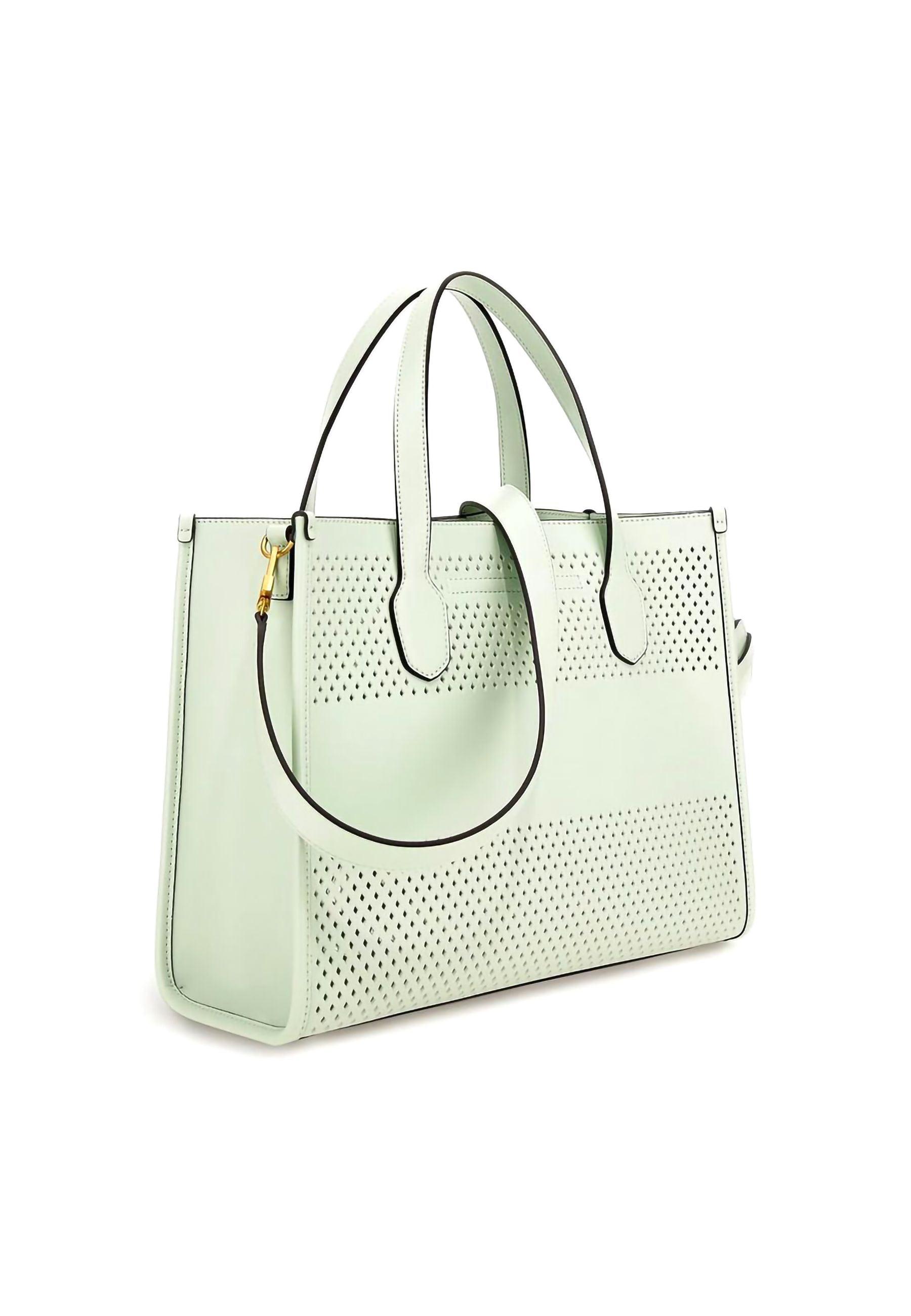 GUESS Katey Borsa Tote Perforata Mint WH876922 - Sandrini Calzature e Abbigliamento