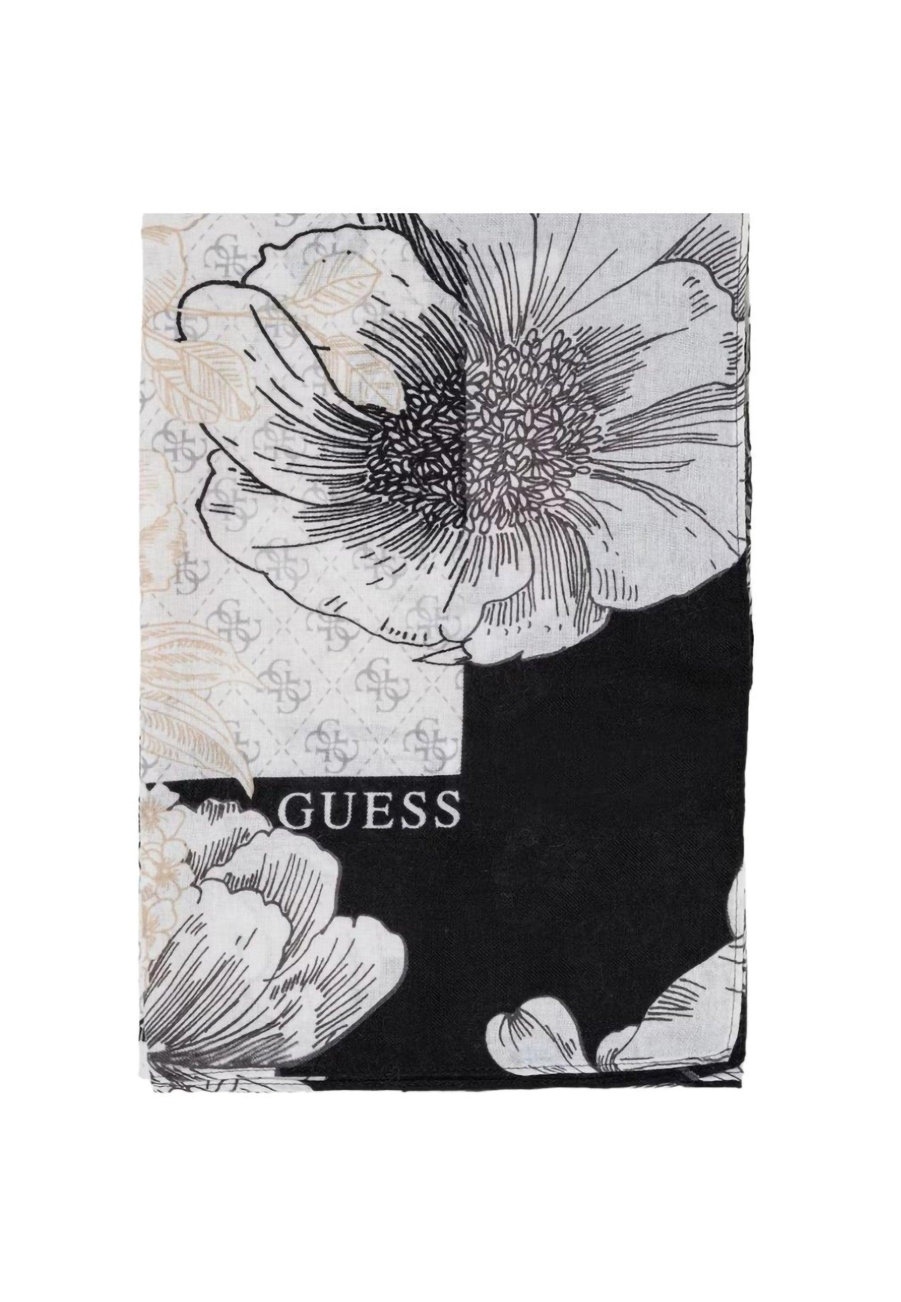GUESS Kefiah Foulard Donna Black AW9988POL03 - Sandrini Calzature e Abbigliamento