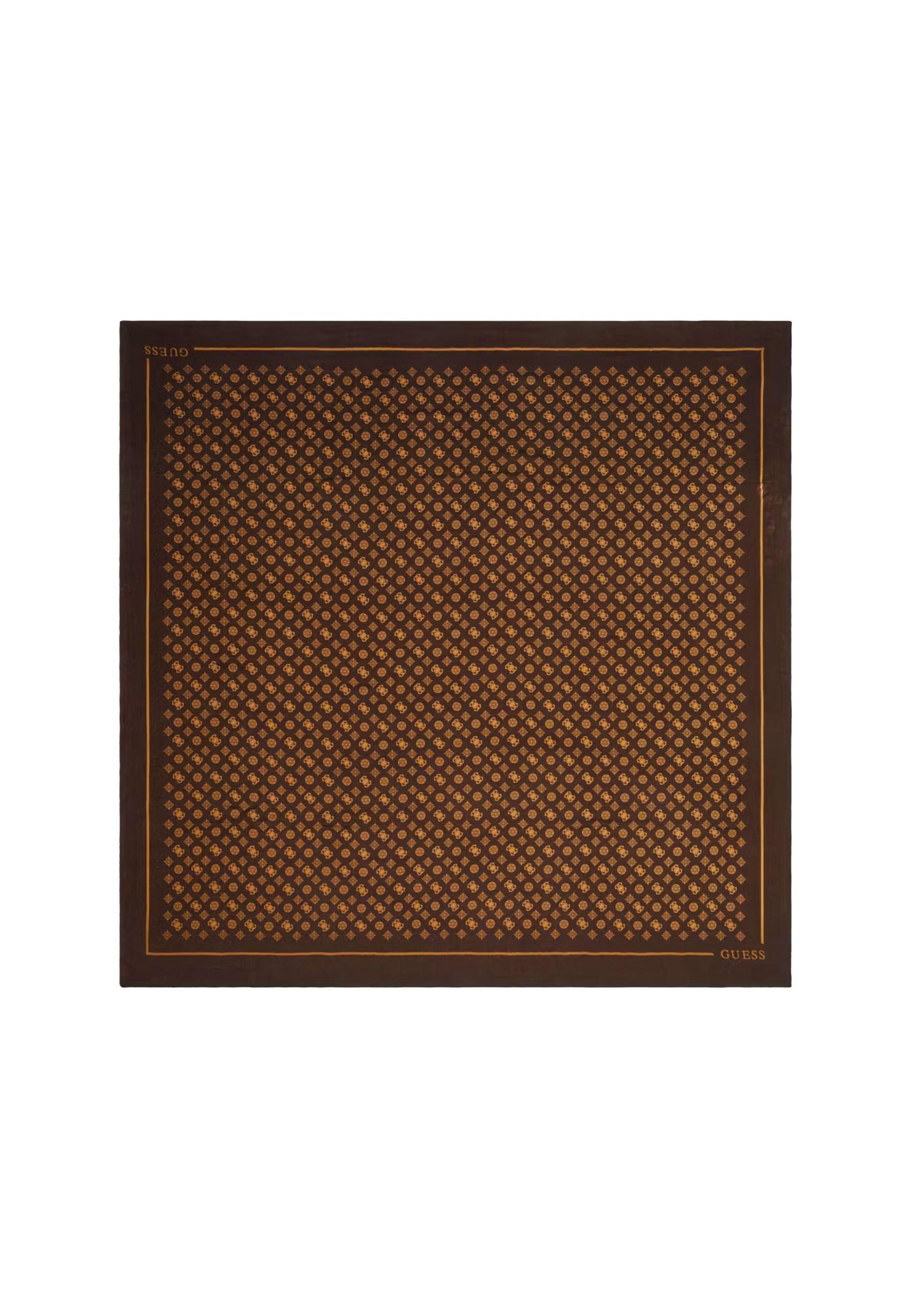 GUESS Kefiah Foulard Donna Brown Ocre AW9987POL03 - Sandrini Calzature e Abbigliamento