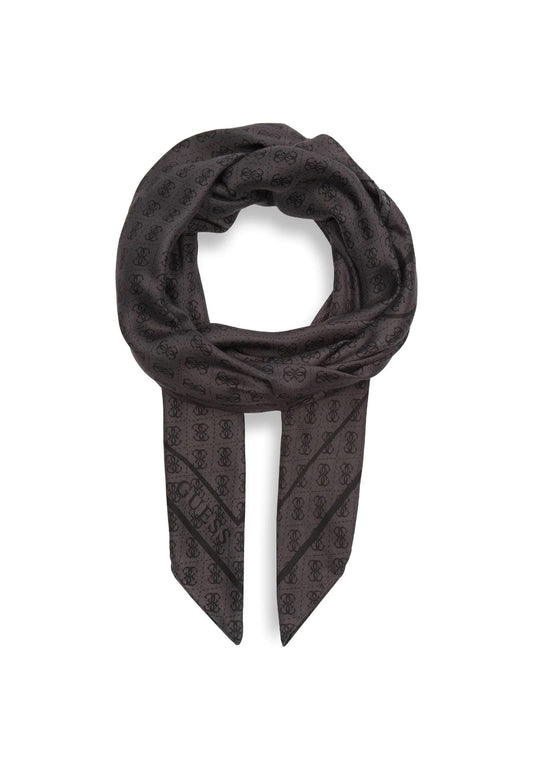 GUESS Kefiah Foulard Donna Coal Logo AW9986SIL30 - Sandrini Calzature e Abbigliamento