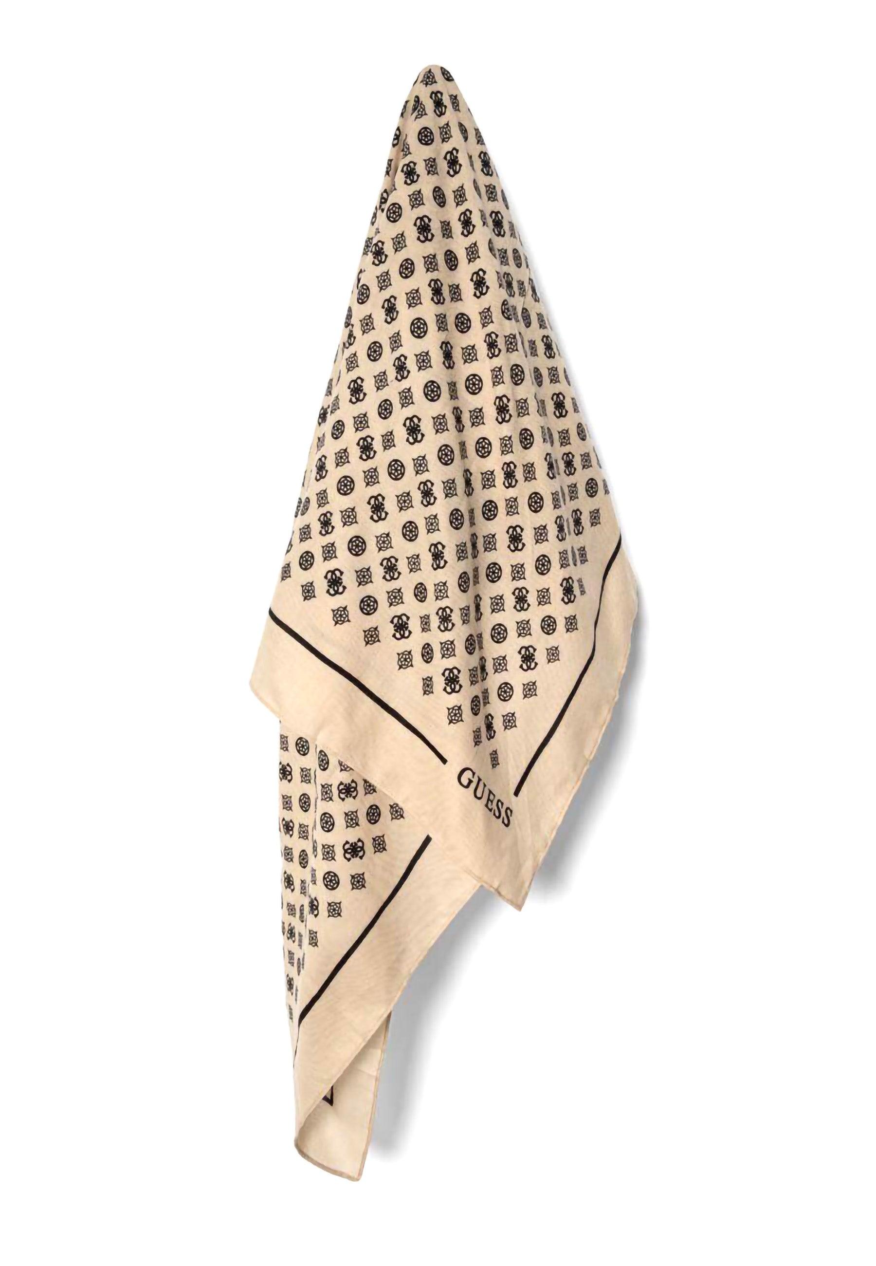 GUESS Kefiah Foulard Donna Cream Beige AW9987POL03 - Sandrini Calzature e Abbigliamento
