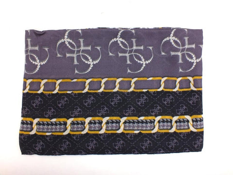 GUESS Kefiah Pashmina Printed Sciarpa Loghi Coal AW8677MOD03 - Sandrini Calzature e Abbigliamento