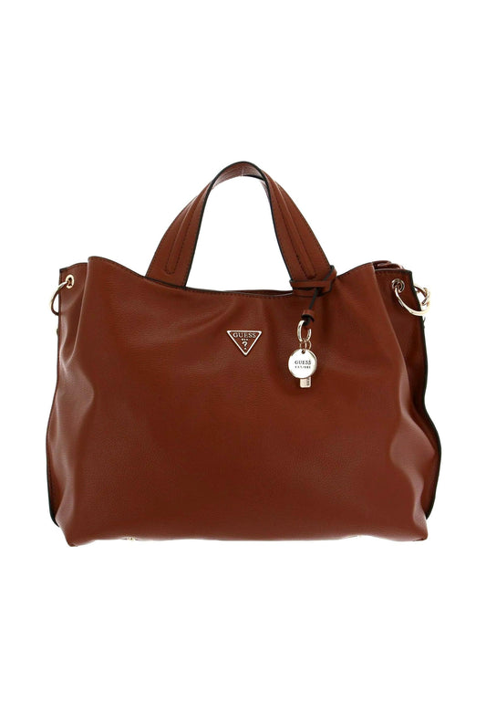 GUESS Kersti Borsa Girlfriend Carryall Cognac VG876823 - Sandrini Calzature e Abbigliamento
