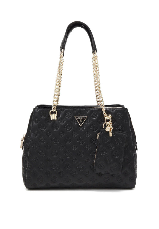 GUESS La Femme Borsa Satchel Girlfriend Black PD868910 - Sandrini Calzature e Abbigliamento