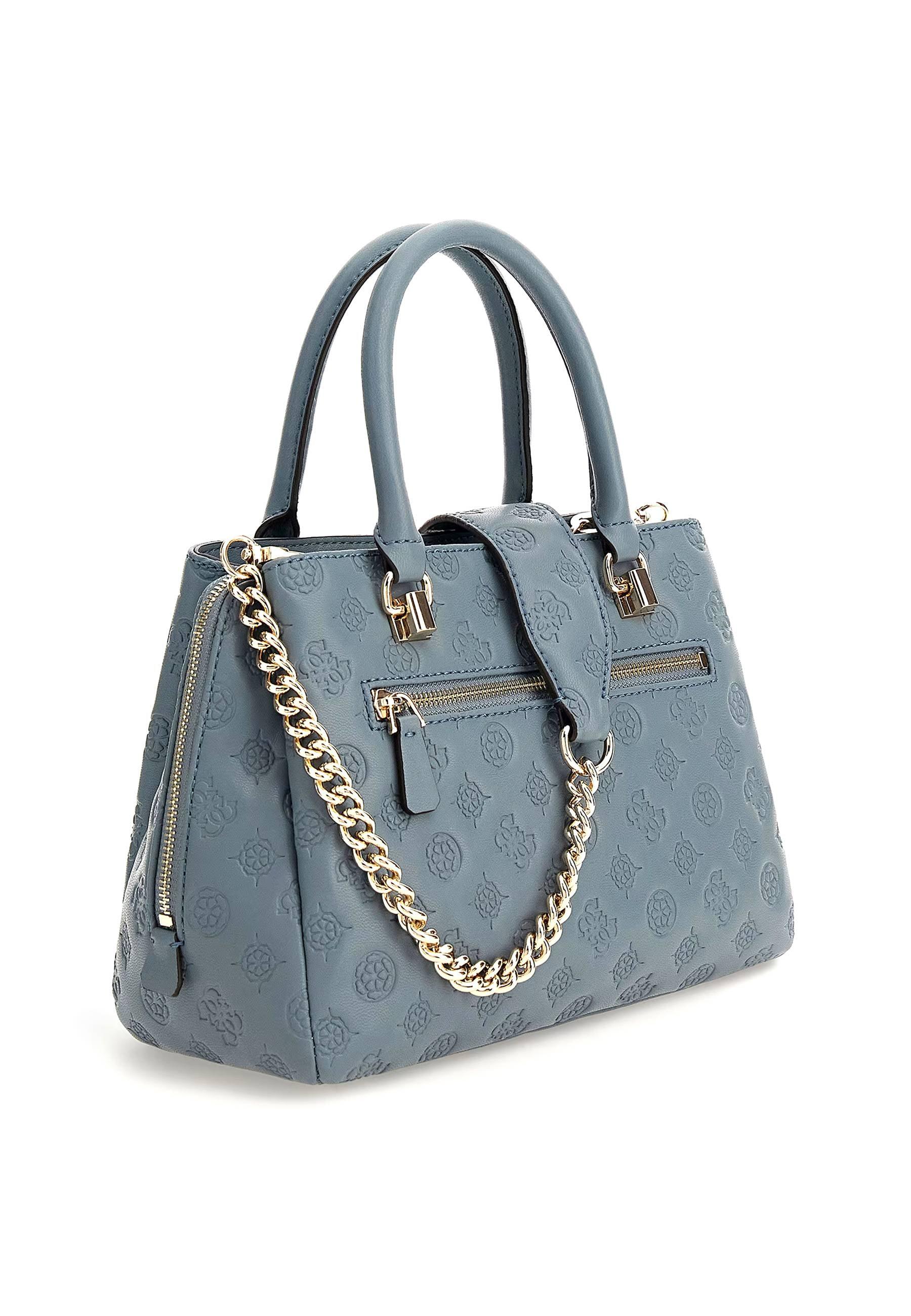 GUESS La Femme Borsa Satchel Small Azzurro Slate PD868905 - Sandrini Calzature e Abbigliamento