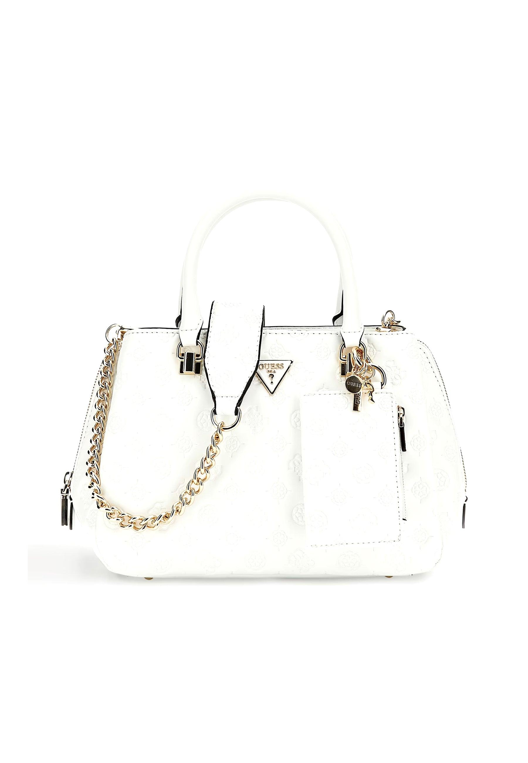 GUESS La Femme Borsa Satchel Small White PD868905 - Sandrini Calzature e Abbigliamento