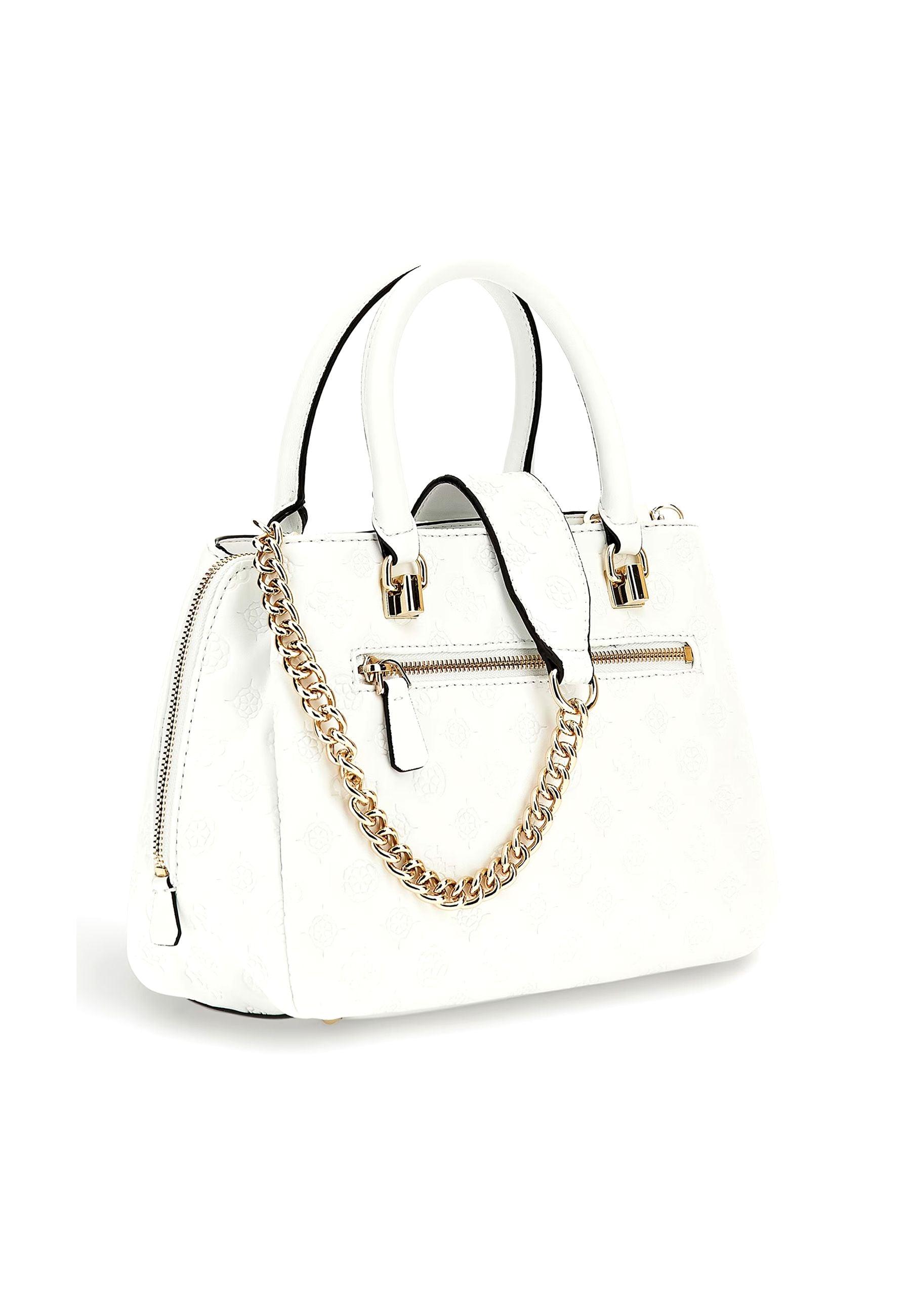 GUESS La Femme Borsa Satchel Small White PD868905 - Sandrini Calzature e Abbigliamento