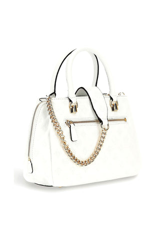 GUESS La Femme Borsa Satchel Small White PD868905 - Sandrini Calzature e Abbigliamento