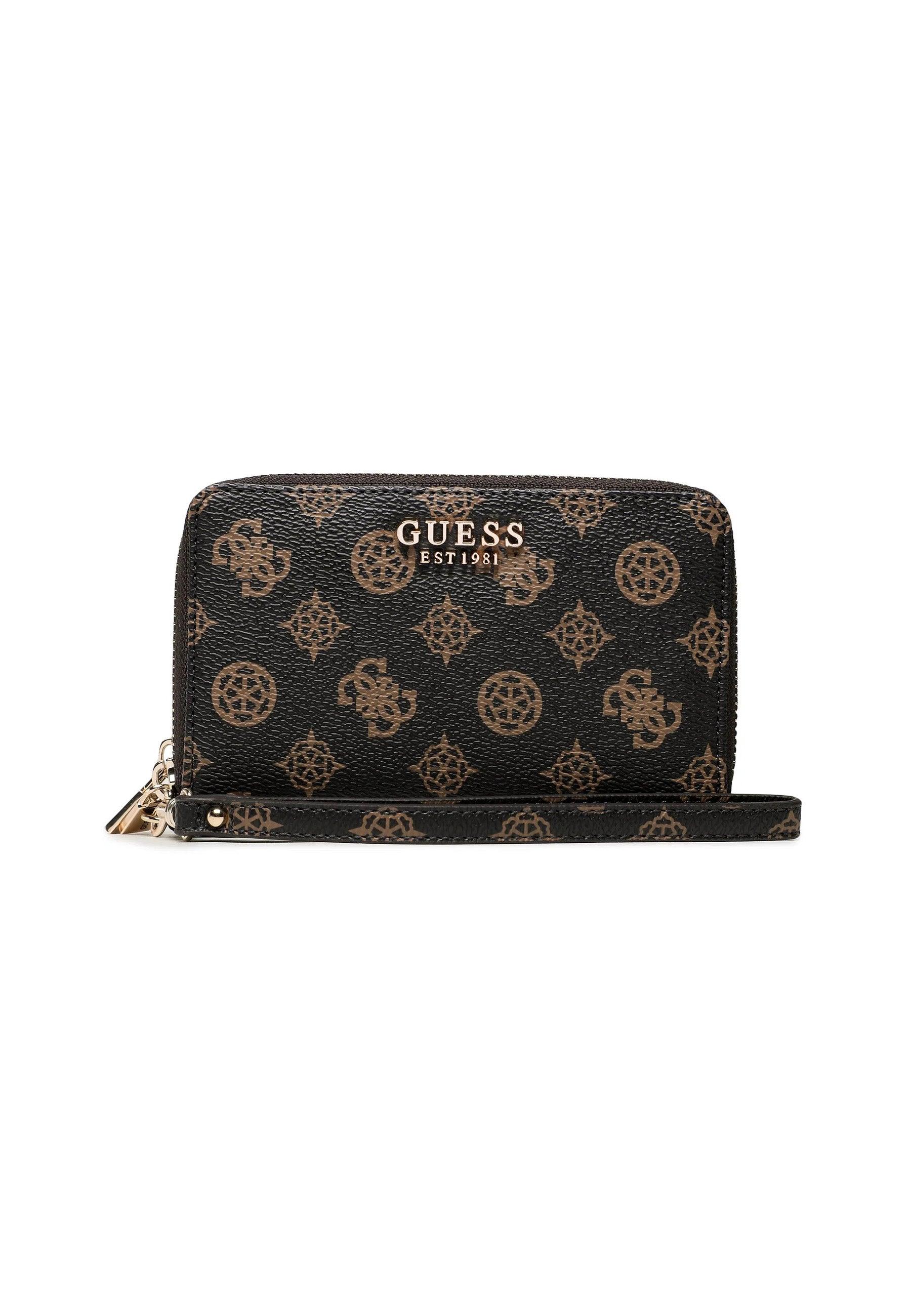 GUESS Laurel Portafoglio Donna Mocha Logo PG850064 - Sandrini Calzature e Abbigliamento