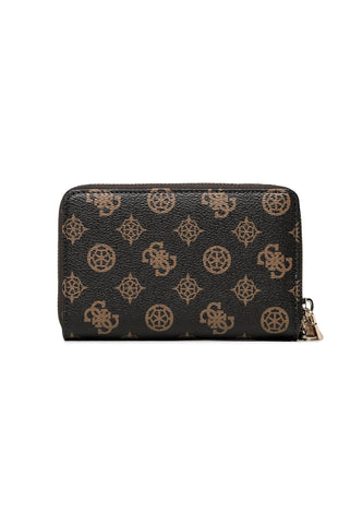 GUESS Laurel Portafoglio Donna Mocha Logo PG850064 - Sandrini Calzature e Abbigliamento