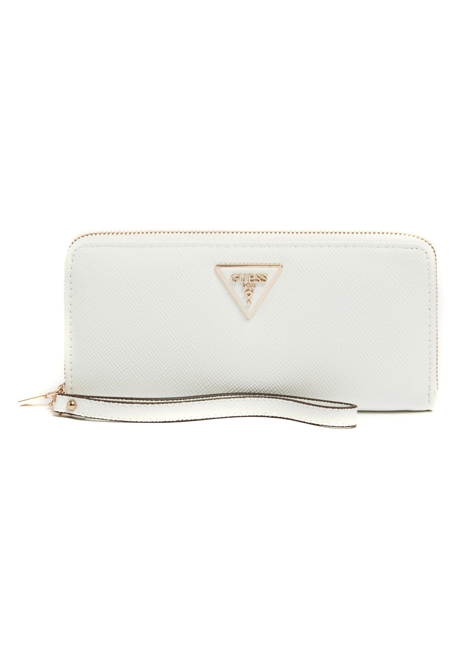 GUESS Laurel Portafoglio Zip White ZG850046 - Sandrini Calzature e Abbigliamento