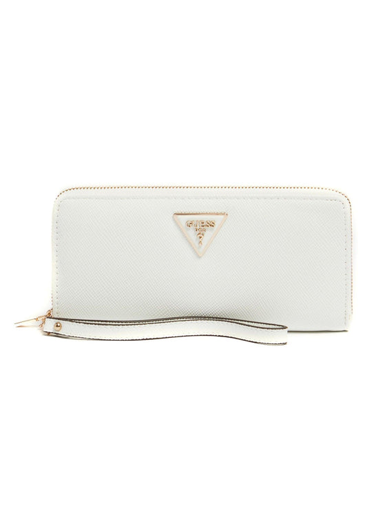 GUESS Laurel Portafoglio Zip White ZG850046 - Sandrini Calzature e Abbigliamento